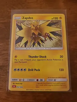 Zapdos 012/034 CLC Holo Pokemon Card Game Classic English - Image 1