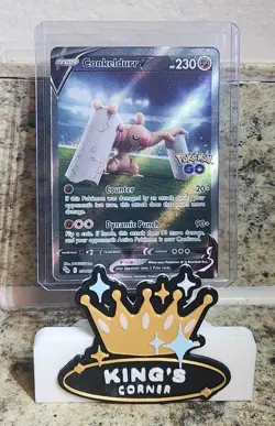 Conkeldurr V (Alternate Full Art) 074/078 Pokemon GO Holo - Image 1