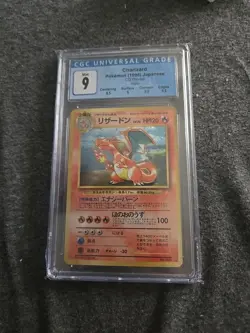1998 Pokemon Japanese CD Promo Holo Charizard #6 PSA 9 MINT Card Subgrades 9.5 - Image 3