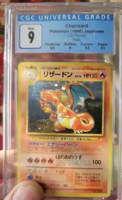 1998 Pokemon Japanese CD Promo Holo Charizard #6 PSA 9 MINT Card Subgrades 9.5 - Image 4