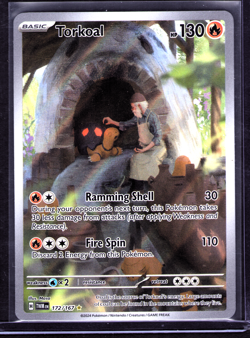 Pokemon TCG - Torkoal 172/167 Sv06: Twilight Masquerade Holo Illustration Rare - Image 1