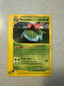 Pokemon Venusaur Expedition Set 2002 68/165 Non Holo Rare Card - Image 1