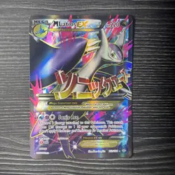 M Latios EX 102/108 Holo Full Art XY Roaring Skies Pokemon Card - Image 1