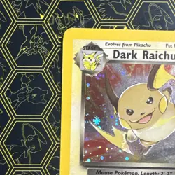 Pokemon TCG Vintage 1999-2000 Dark Raichu Team Rocket Secret Rare-Holo 83/82 - Image 3