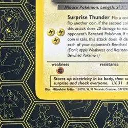 Pokemon TCG Vintage 1999-2000 Dark Raichu Team Rocket Secret Rare-Holo 83/82 - Image 4