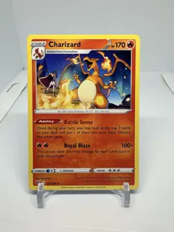 Pokemon TCG Charizard 025/185 Vivid Voltage Non-Holo NM - Image 1