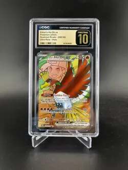 Ethan's Ho-Oh ex 209/182 - Pokemon Destined Rivals CGC 10 Pristine 209 - Image 1