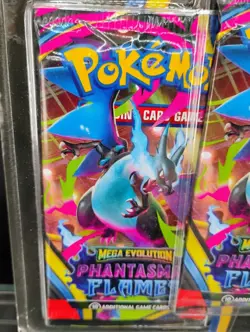 Pokemon TCG Mega Evolution Phantasmal Flames Booster Pack Set - Image 3