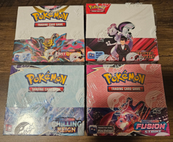 Pokemon TCG Lost Origin | Destined Rivals | Chilling | Fusion Booster Box Bundle - Image 1