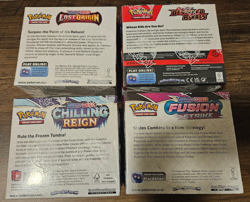 Pokemon TCG Lost Origin | Destined Rivals | Chilling | Fusion Booster Box Bundle - Image 3