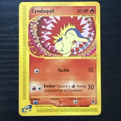 Cyndaquil 105/165 Expedition Base Set Vintage Pokemon 2002 E Reader - Image 2