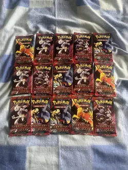 Pokemon Destined Rivals Booster Packs x15 - Image 1
