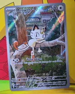 Meowth 106/094 IR Phantasmal Flames English Pokemon TCG - Image 1