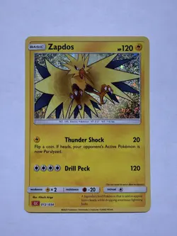Pokemon Zapdos - CLC 012/034 Classic Collection Holo - NM - Image 1
