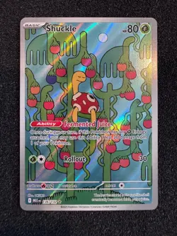 Shuckle 136/132 Illustration Rare Mega Evolution Pokemon Near Mint - Image 1