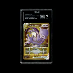 Pokemon GO Mewtwo VStar Secret Rare 086/078 Tag 9 Mint Gold Full Art - Image 1
