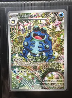 The Pokemon Company Seismitoad 105/086 Sv: Black Bolt Holo IR EN 170 HP - Image 1