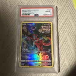 2023 POKEMON SWORD & SHIELD CROWN ZENITH #GG12 FULL ART/DEOXYS PSA 10 - Image 1
