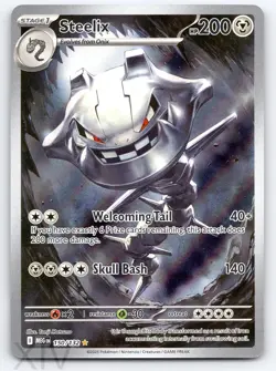 Steelix 150/132 Pokemon Mega Evolution Illustration Rare - Image 1