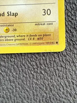 Diglett 47/102 1st Edition Shadowless Base Set WOTC Pokemon TCG - Image 4