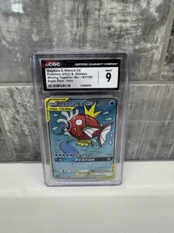 2023 Pokemon S-Chinese Csm2aC 161/150 SR Magikarp & Wailord GX CGC 10 - Image 1