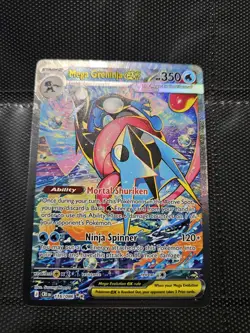 Mega Greninja ex SIR 116/086 Chaos Rising Special Illustration Rare Pokemon TCG - Image 1