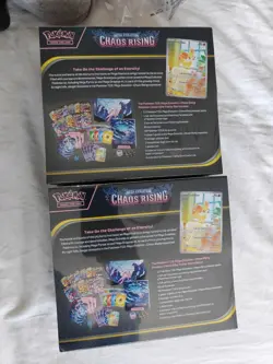 2x Pokemon Chaos Rising Pokemon Center Elite Trainer Box (Factory Sealed) - Image 2