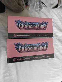 2x Pokemon Chaos Rising Pokemon Center Elite Trainer Box (Factory Sealed) - Image 3
