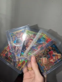 Japanese Vintage One Piece IC4-CP1/3/4/5/7 Luffy/Fisher Tiger/Shanks/White/Kid - Image 1