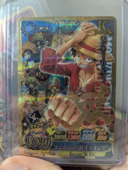 Japanese Vintage One Piece IC4-CP1/3/4/5/7 Luffy/Fisher Tiger/Shanks/White/Kid - Image 2