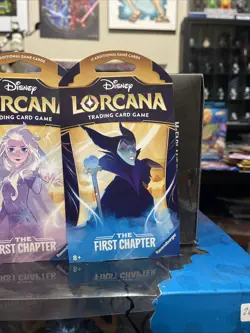 Disney Lorcana Booster Blister TCG The First Chapter Sealed Lot Set of 3 Packs - Image 2
