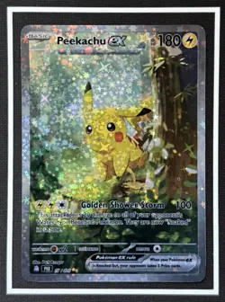 Peekachu Pokemon Card - ONE OF A KIND - Very Popular! - Image 1
