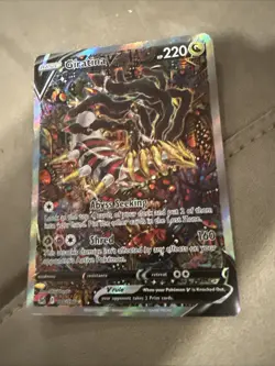 Giratina V 186/196 - Lost Origin - Rare Holo Pokemon Card - Image 3