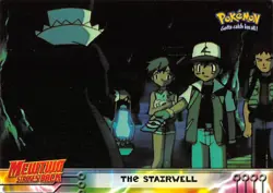 THE STAIRWELL #19 - BLUE Logo - NON-HOLO MEWTWO SB - TOPPS POKEMON CARD - LP/MP - Image 1