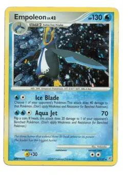 Pokemon Card: Empoleon HOLO 4/130 Daimond & Pearl Base Set Rare! GD - Image 1