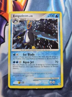 Pokemon TCG Empoleon Card Diamond & Pearl 4/130 Holo - Image 1