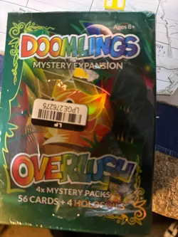 Doomlings Overlush---Mystery Expansion Box 56 Cards w/ 4 Holofoils - New - Image 1