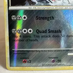 LP Pokemon Metagross 18/90 Undaunted HGSS Reverse Holo Card - Image 5