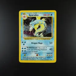 Gyarados 6/102 Pokemon Base Set Holo Card - Image 1