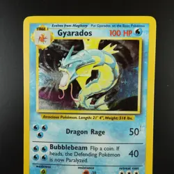 Gyarados 6/102 Pokemon Base Set Holo Card - Image 2