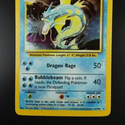 Gyarados 6/102 Pokemon Base Set Holo Card - Image 3