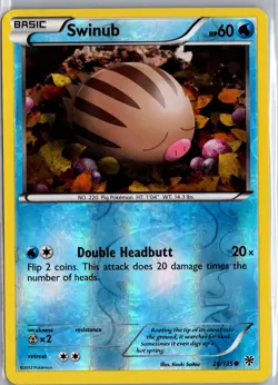 Swinub 26/135 Reverse Holo Foil Pokemon Card Rare Holo MP - Image 1