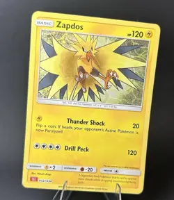 Zapdos 012/034 Trading Card Game Classic Holo POKEMON TCG [NM] - Image 2