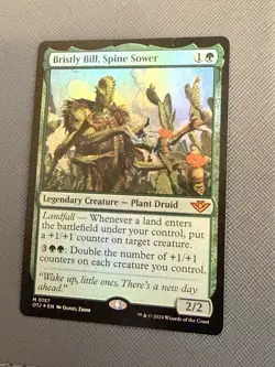 Bristly Bill Spine Sower Outlaws of Thunder Junction, Foil, LP - Image 1