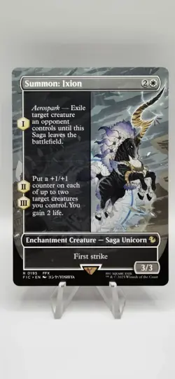 Final Fantasy MTG - Summon: Ixion Boarderless - Image 1
