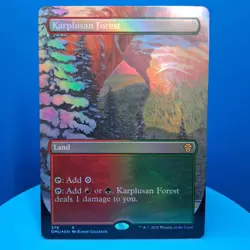 Karplusan Forest (Borderless) Dominaria United Foil - Image 1