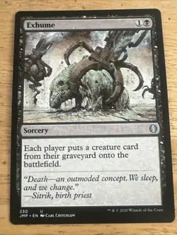 MTG Magic the Gathering Exhume (230/496) Jumpstart NM - Image 1