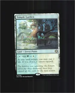 Temple Garden 268 Rare Lorwyn Eclipsed Magic: The Gathering Foil Near Mint - Image 1