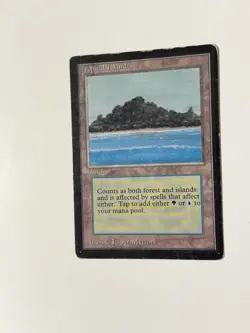 1993 Magic The Gathering Beta TROPICAL ISLAND *(Rare)-HP - Image 3