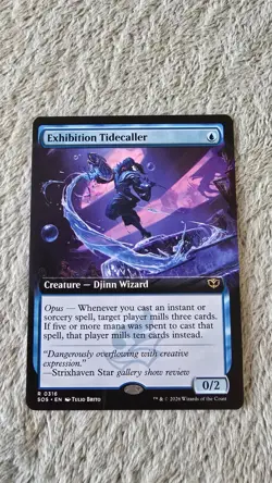 ~ Exhibition Tidecaller (Extended Art) Secrets of Strixhaven Regular A - Image 1